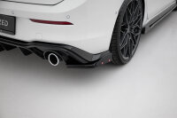 Maxton Design Rear extension Flaps Diffusor V.4 + Flaps - VW Golf GTI/ GTE MK8