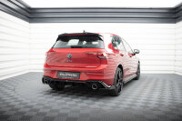 Maxton Design Rear extension Flaps Diffusor V.4 + Flaps - VW Golf GTI/ GTE MK8