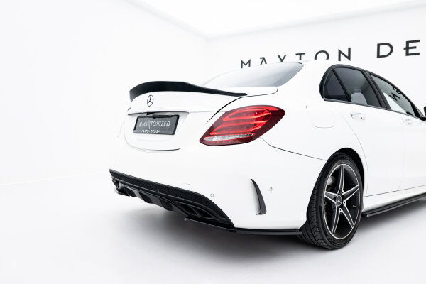 Maxton Design Rear extension Flaps Diffusor - Mercedes C AMG-Line/ C43 AMG Limousine W205