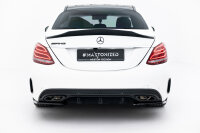 Maxton Design Heckansatz Flaps Diffusor - Mercedes C AMG-Line/ C43 AMG Limousine W205