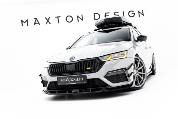 Maxton Design Front extension V.5 - Skoda Octavia RS MK4