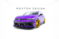 Maxton Design Front Ansatz V.3 + Flaps - VW Golf R MK8...