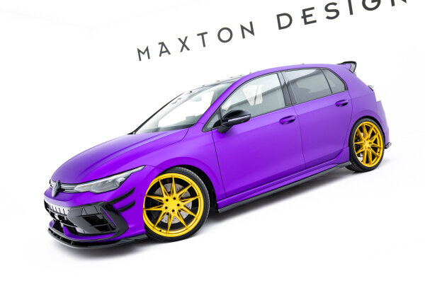 Maxton Design Side Skirts Diffusers V.5 - VW Golf R MK8/ MK8 Facelift