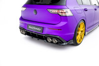 Maxton Design Rear extension Diffusor DTM Look V.1 - VW Golf R MK8/ MK8 Facelift