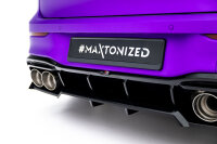Maxton Design Rear extension Diffusor DTM Look V.2 - VW Golf R MK8/ MK8 Facelift