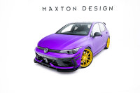 Maxton Design Street Pro Front extension + Flaps - VW Golf R MK8 Facelift