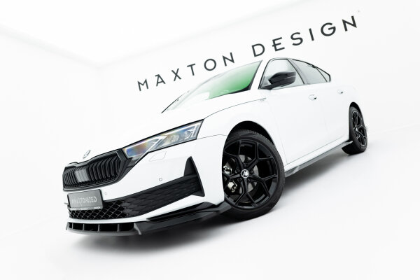 Maxton Design Front extension - Skoda Octavia Sportline Liftback/ Combi MK4 Facelift
