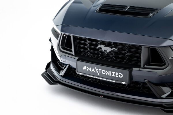 Maxton Design Street Pro Front extension + Flaps - Ford Mustang Dark Horse MK7