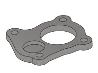 FOX Flansch 343 Edelstahl 10mm