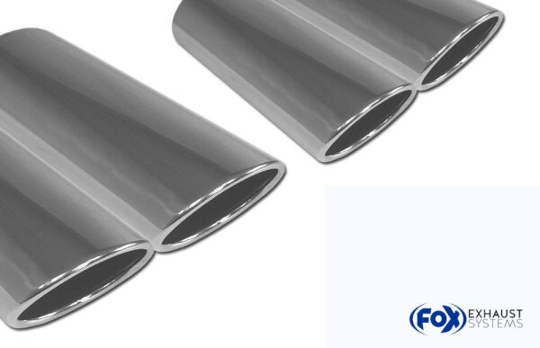FOX Final Silencer 2x106x71 Typ 32 - 19+ Audi A3 GY Limousine Quattro