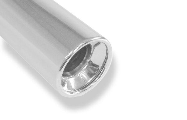 FOX Endschalldämpfer Ø63,5mm 1x90 Typ 13 - Opel Kadett E-CC