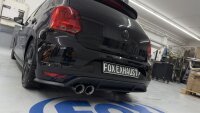 FOX Final Silencer 2x90 Typ 25 fits the original VW Polo 6R GTI bumper - VW Polo 6R