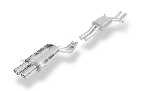 FOX End- and Central Silencer 2x76 Typ 17 - Audi A8/S8 D2