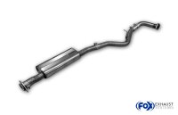 FOX Front Silencer for Final Silencer left exit - Subaru...
