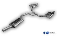 FOX Final Silencer and Central Silencer 1x100 Typ 16 - VW Passat 3C 4Motion