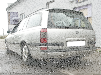 FOX Half system from catalytic converter 2x90 Typ 13 - Opel Omega B Caravan (Models with automatic transmission)