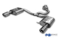 FOX Endschalldämpfer und Mittelschalldämpfer 1x100 Typ 17 - VW Passat 3C 4Motion