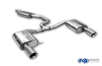 FOX Endschalldämpfer und Mittelschalldämpfer 1x100 Typ 25 - VW Passat 3C 4Motion