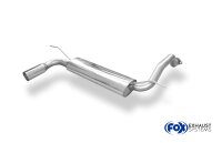 FOX Endschalldämpfer quer 1x90 Typ 10 - Honda Civic 5