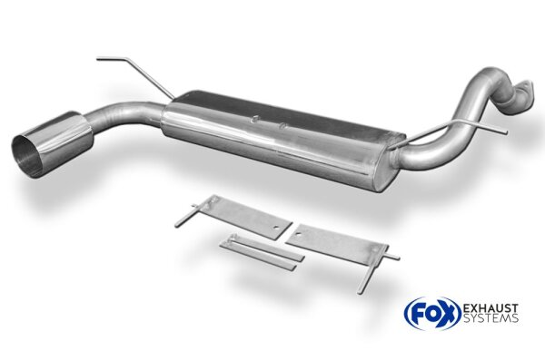 FOX Final Silencer quer 1x114 Typ 10 - Honda Civic 5
