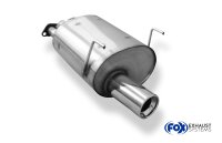 FOX Endschalldämpfer 1x90 Typ 13 - Honda Civic 5