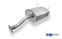 FOX Endschalldämpfer 1x90 Typ 13 - Honda Civic 5