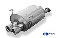 FOX Endschalldämpfer 2x76 Typ 13 - Honda Civic 5