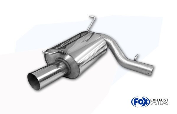 FOX Endschalldämpfer Ø70mm 1x100 Typ 10 - Mitsubishi Lancer Evo VI