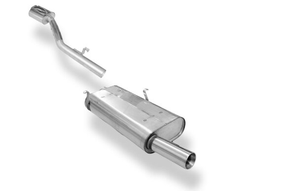 FOX Final- and Front Silencer 1x80 Typ 24 - BMW E30 318is