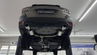 FOX Endschalldämpfer und Vorschalldämpfer 140x90 Typ 44 mit Heckeinsatz - Subaru Outback BT