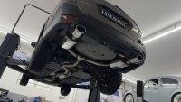 FOX Endschalldämpfer und Vorschalldämpfer 140x90 Typ 44 mit Heckeinsatz - Subaru Outback BT