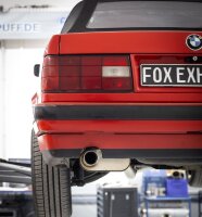 FOX Final Silencer 1x80 Typ 24 - BMW E30 316i/318i Limousine/ Cabrio