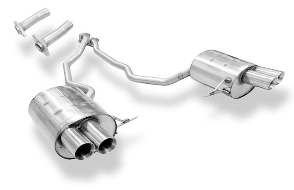 FOX Final Silencer incl. Diesel adapter 2x80 Typ 25 - BMW X5 E53