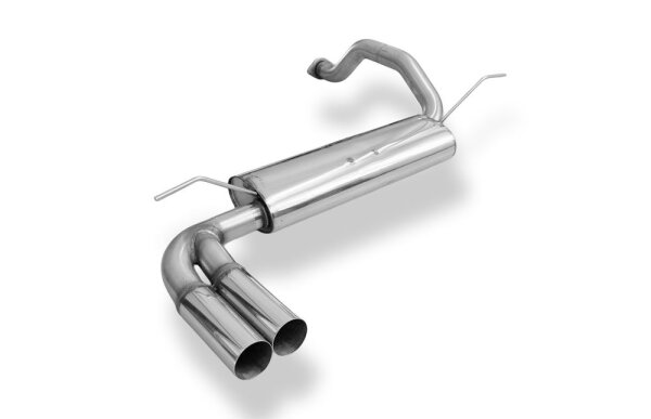 FOX Final Silencer quer 2x76 Typ 10 - Honda Civic 5