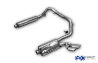 FOX Exhaust System ab Kat 2x106x 71 Typ 32 - Mercedes...