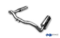 FOX Auspuffanlage ab Kat 1x63 Typ 26 - Mercedes G-Klasse G320 453