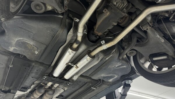FOX Front Silencer with straight path towards catalysts -BMW E38 735i
