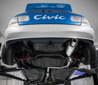 FOX Final- and Front Silencer 1x90 Typ 24 - Honda Civic 5...