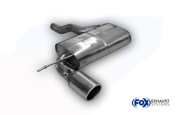 FOX Endschalldämpfer 1x100 Typ 16P - Mini Cooper F56 und F57 3-Türer
