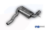 FOX Final Silencer 1x100 Typ 16P - Mini Cooper F56 and F57 3-Door