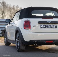 FOX Final- and Front Silencer 1x100 Typ 16P - Mini Cooper F56 and F57 3-Door