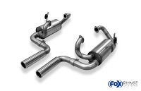 FOX Final Silencer 2x70 Typ 12 central - VW Beetle