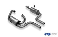 FOX Final Silencer 2x70 Typ 12 central - VW Beetle
