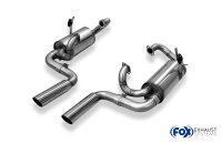 FOX Endschalldämpfer 2x70 Typ 14 mittig - VW Käfer