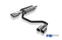 FOX Endschalldämpfer 2x80 Typ 24 - VW Passat 3B/ 3BG