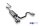 FOX Half system from catalytic converter with Front Silencer Replacement Pipe 2x80 Typ 24 - VW Passat 3B/ 3BG