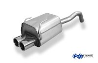 FOX Endschalldämpfer 2x76 Typ 12 - Fiat 500/ 500C