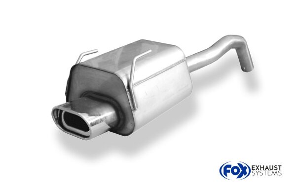 FOX Final Silencer 135x80 Typ 53 - Fiat 500/ 500C