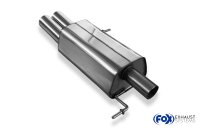 FOX Final Silencer 2x80 Typ 24 - Ford Galaxy WGR/ VW...