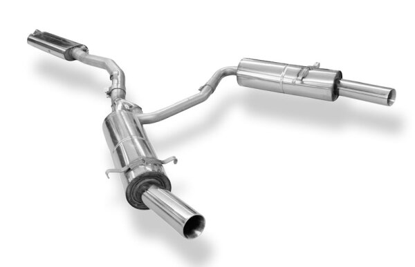 FOX Halbanlage 1x80 Typ 24 - BMW E21 323i